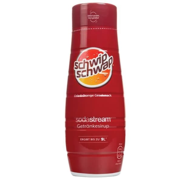 Set med siraper för Sodastream Schwip Schwap Orange och Schwip Schwap Zero