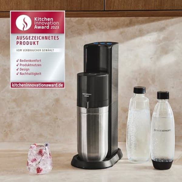 Sodamaskin - SodaStream - E-Duo - Titanfärg - Kapacitet 1L - Standardpaket