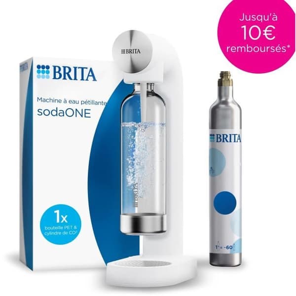 BRITA sodaONE kolsyrat vattenmaskin - vit