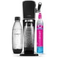 Miniatyrbillede 1 af 6: SODASTREAM sodavands- og danskvandsmaskine - ART Black - 2 opvaskemaskine-sikre flasker - 1 60L gaspåfyldning