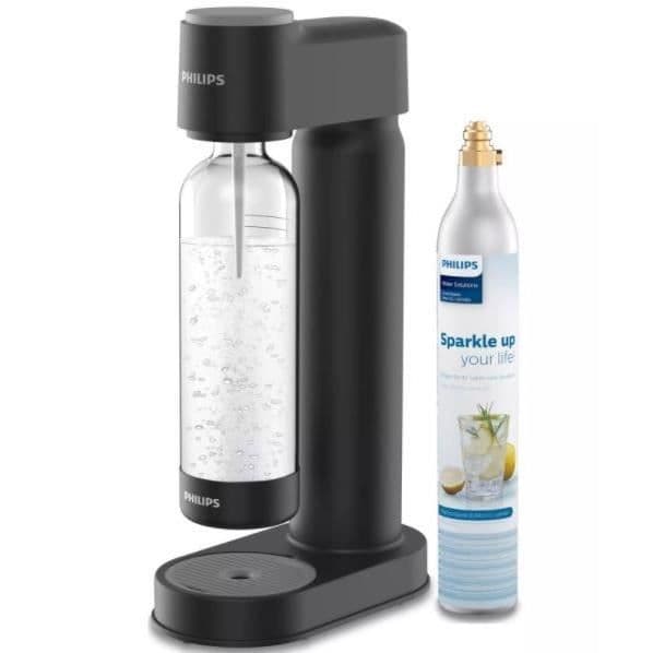 Sodamaskin - PHILIPS - GOZERO LITE - Svart - 1 L - 60 L kolsyrning