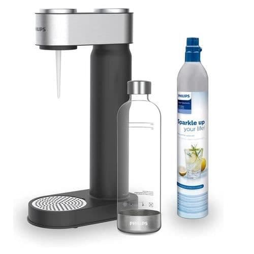 Sodamaskin - PHILIPS - GOZERO LITE - Svart - 1 L - 60 L kolsyrning