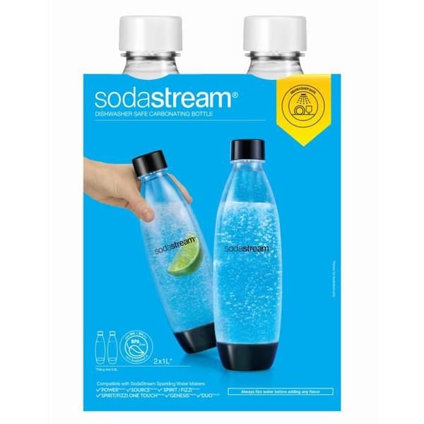 SodaStream-flaskor FÖR SATURATOR 2x1L - för diskmaskin