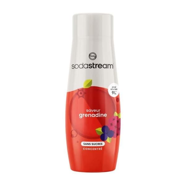 Sirop och koncentrat - Sodastream - GRENADINE - UTAN SOCKER - 440ml - 9 liter beredda