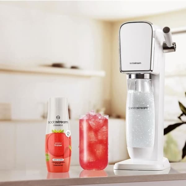 SODASTREAM-tiivisteet - 6 sokerittoman mansikkatiivisteen pakkaus - Jopa 54 litraan juomia - 440 ml
