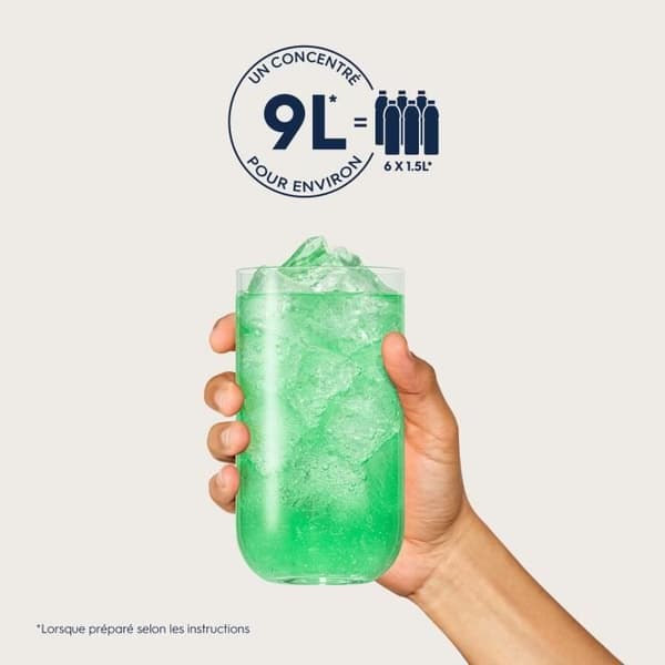 SODASTREAM Koncentrater - Pakke med 6 sukkerfri myntekoncentrater - Op til 54 liter drikkevarer - 440 ml