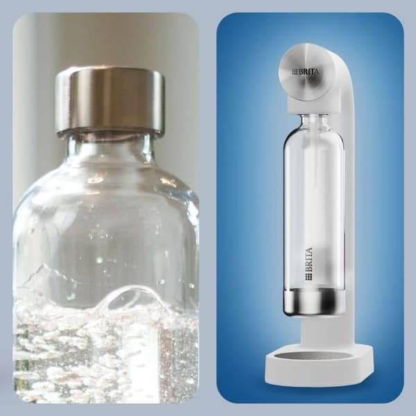 Pakke med 2 BRITA-flasker - Til SodaONE-maskine - Kapacitet 1 l - PET