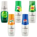 Miniatyrbild 1 av 6: Siroper SODASTREAM Mojito + Mirinda + 7Up + Pepsi + Lipton Grönt Te för sodaservett.
