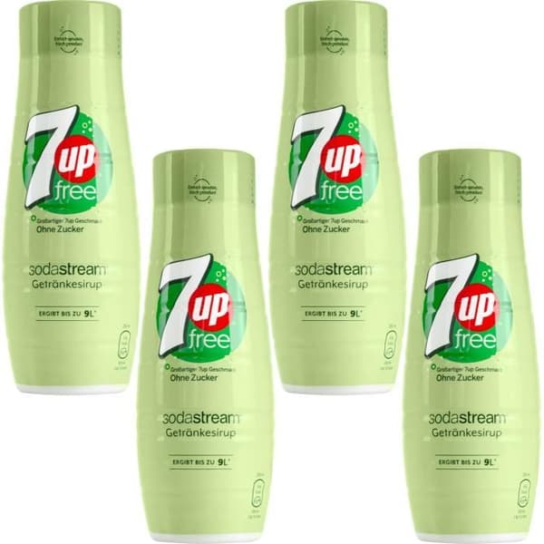 Set med siroper 7UP Zero Sugar SodaStream 440 ml 4 st