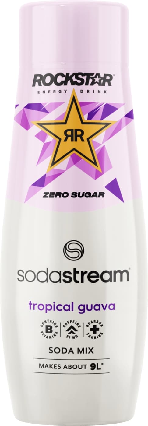 Sodastream Rockstar Energy Guava Zero soft drink concentrate