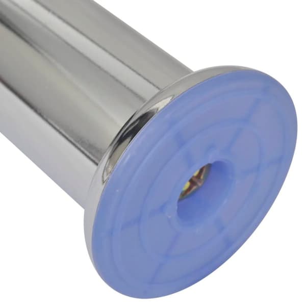 vidaXL 4 Pyöreää Sohvanjalkaa 120 mm kromi