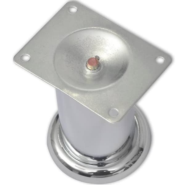 vidaXL Pyöreät sohvanjalat 8 kpl kromi 60 mm