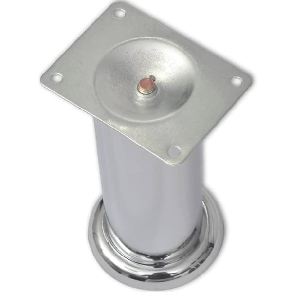 vidaXL Pyöreät sohvanjalat 8 kpl kromi 180 mm