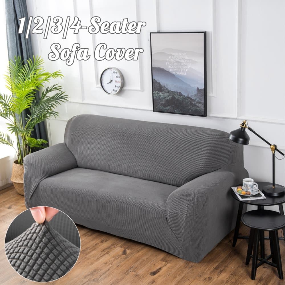1/2/3/4 L Form Stretch Elastiskt Tyg Sofföverdrag Sektionssoffa Örngott