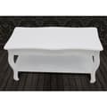 Miniatyrbillede 4 af 6: vidaXL sofabord 2 niveauer MDF hvid