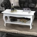 Miniatyrbillede 6 af 6: vidaXL sofabord 2 niveauer MDF hvid