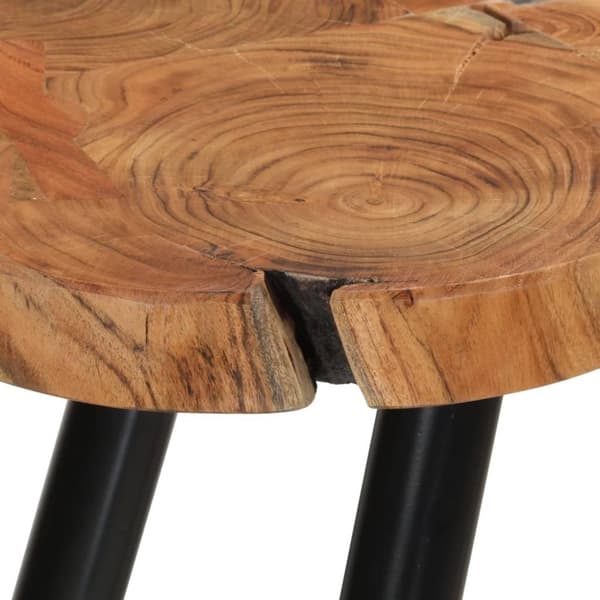 vidaXL Sohvapöytä 35 cm 6 puunrunkolevyä Kiinteä seesampuu