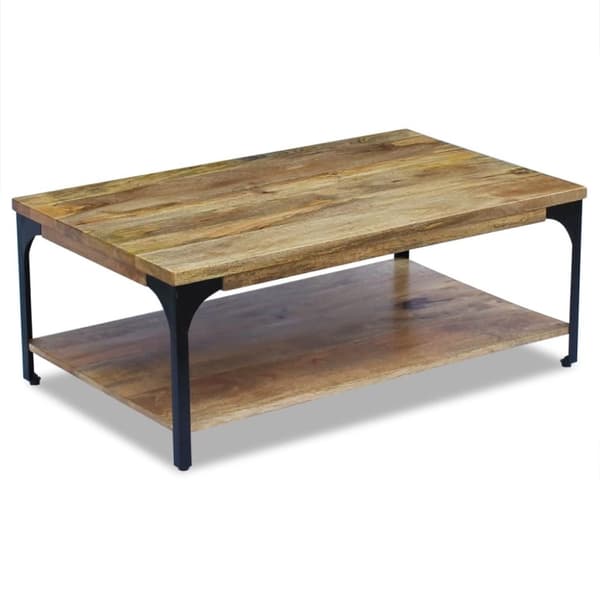 vidaXL sofabord mangotræ 100x60x38 cm