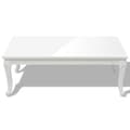 Miniatyrbilde 3 av 5: vidaXL Sofabord 115x65x42 cm høyglans hvit change2