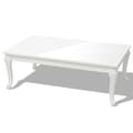 Miniatyrbillede 2 af 5: vidaXL sofabord 115 x 65 x 42 cm højglans hvid