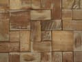 Miniatyrbild 6 av 6: Soffbord Ljust Teak Naturlig Färg Variation Mosaik Design Rektangulär Rustik Design