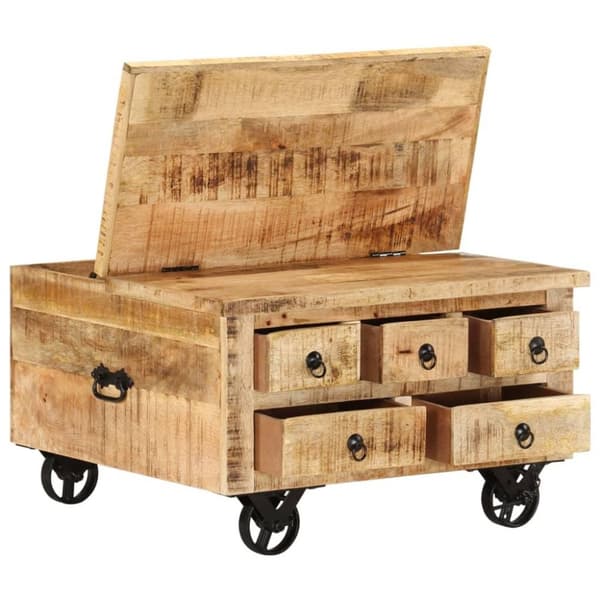 vidaXL sofabord 70x70x40 cm ru mangotræ