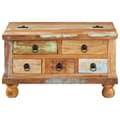 Miniatyrbillede 4 af 10: vidaXL sofabord 70x70x38 cm genbrugstræ