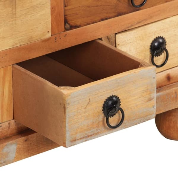 vidaXL sofabord 70x70x38 cm genbrugstræ