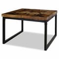 Miniatyrbillede 2 af 10: vidaXL sofabord teaktræ og plastik 60 x 60 x 40 cm