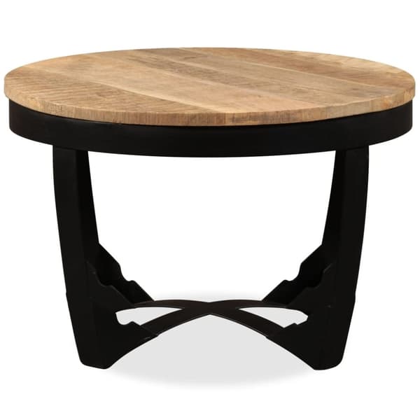 vidaXL Soffbord massivt grovt mangoträ 60x40 cm