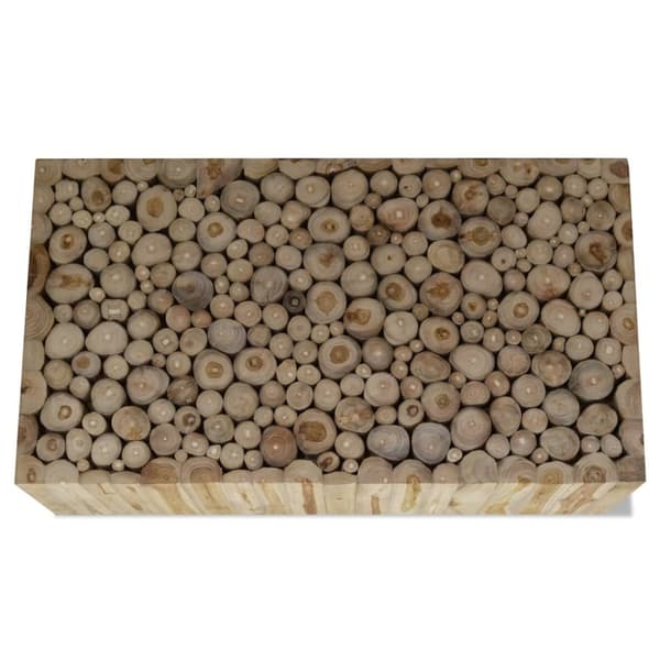 vidaXL Sohvapöytä 90x50x30 cm aito tiikki