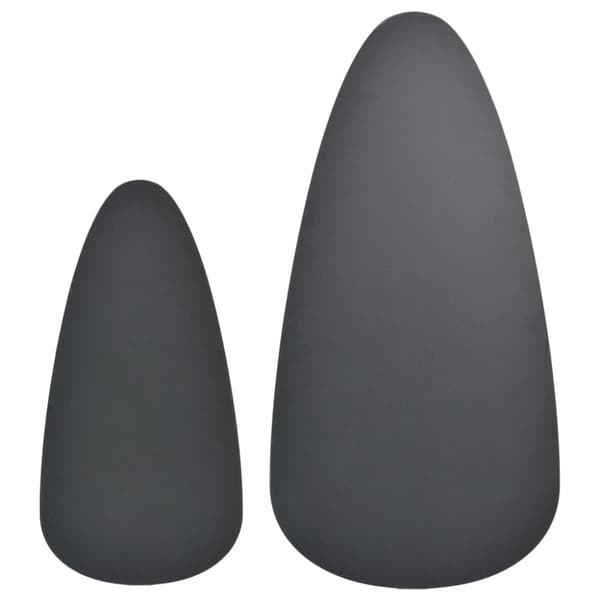 vidaXL Sofabord sett 2 deler heltre furu svart change2