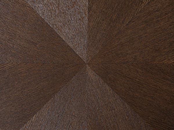 Sivupöytä tumma puu kultainen 44 x 55 x 44 cm MDF-levy metalli pyöreä retro glamour