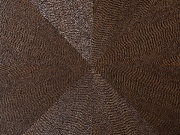 Sivupöytä tumma puu hopea 44 x 55 x 44 cm MDF-levy metalli pyöreä retro glamour