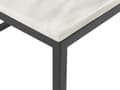 Pikkukuva 5 / 7: Sohvapöytä beige MDF-levy mustat metallijalat 100 x 60 x 45 cm marmorikuvio suorakulmainen glamour tyyli