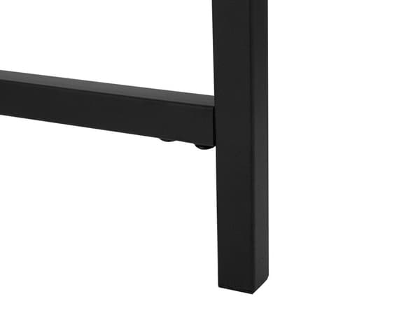 Soffbord Ljusgrå Betongeffekt Svarta Metallben 75 cm Rund Modern Industriell Vardagsrum