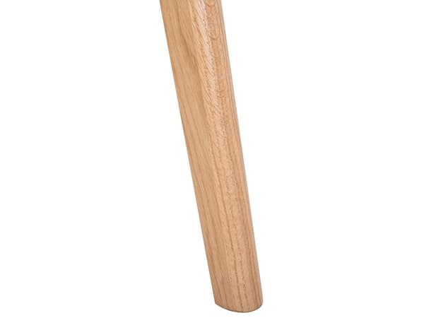 Sofabord Glasplade Træben 90 cm Rundt Moderne Stil