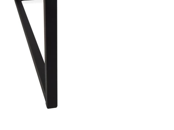 Sofaborde Mørkt Træ Sort Metal 39 / 42 cm Små Firkantede Sideborde Moderne Indskudsborde Industriel Stue Indretning Lille Hjørneborde Design