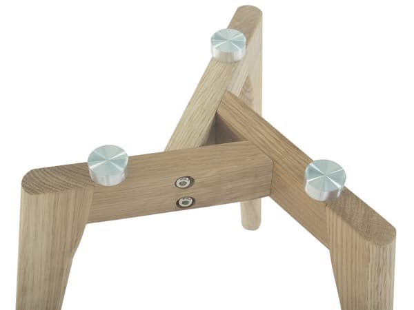 Sofaborde Lyst Træben og Glas Sæt runde ø 50 / 40 cm Dekorative Moderne Indskudsborde til Stuen Design Hjørneborde Tilbehør Inspiration