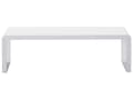 Miniatyrbillede 4 af 6: Sofabord Hvidt 120 x 60 cm Glans Moderne Minimalistisk Stil