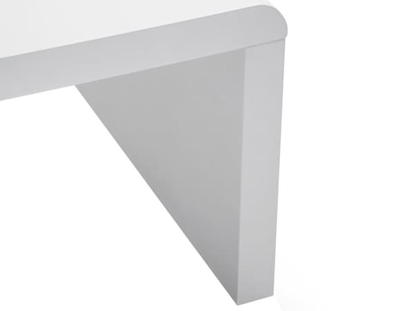 Sofabord Hvidt 120 x 60 cm Glans Moderne Minimalistisk Stil