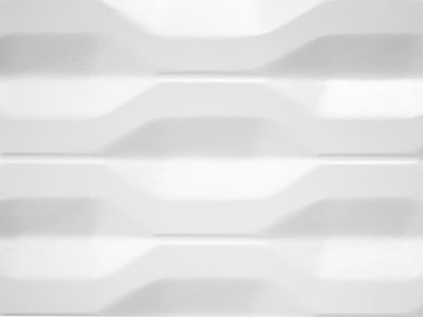 Sofabord lyst træ hvidt geometrisk mønster 46 x 120 cm skuffe hylde moderne