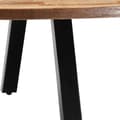 Miniatyrbillede 9 af 10: vidaXL sofabord massivt genanvendt teak oval 120 x 60 x 30 cm