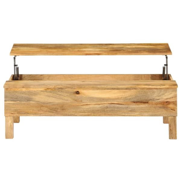 vidaXL Soffbord massivt mangoträ 110x55x35 cm