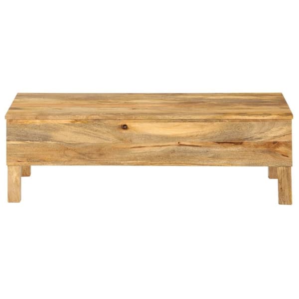vidaXL Soffbord massivt mangoträ 110x55x35 cm