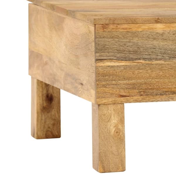 vidaXL Soffbord massivt mangoträ 110x55x35 cm