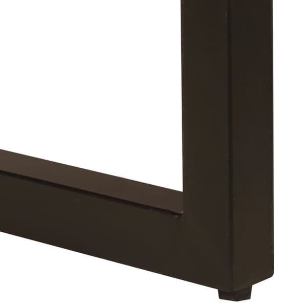 vidaXL Soffbord 100x50x35 cm massivt återvunnet trä och stål