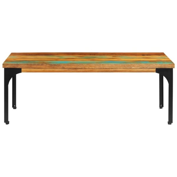 vidaXL sofabord 100x60x35 cm massivt genbrugstræ