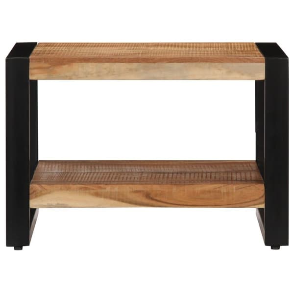 vidaXL sofabord massivt akacietræ 60 x 60 x 40 cm