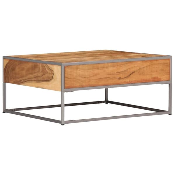 vidaXL Sofabord 75x75x35 cm heltre akasie change2